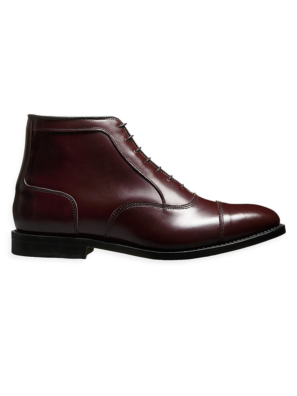 Mens Park Avenue Leather Cap-Toe Boots Product Image