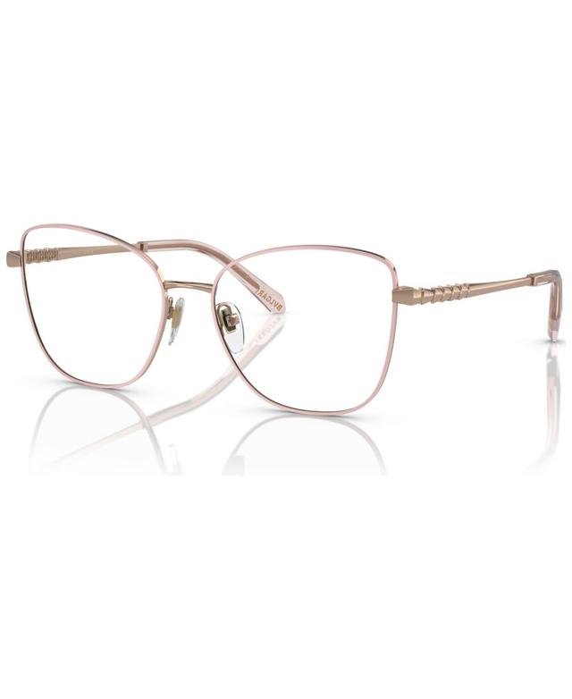 Bvlgari Womens Cat Eye Eyeglasses, BV2250K 54 - Pink Gold-Tone Plated, Champagne Product Image