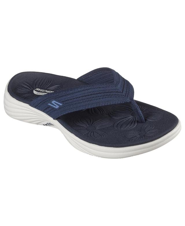 Skechers Womens Go Walk Arch Fit Radiance - Lure Thong Sandals from Finish Line Product Image