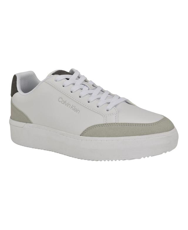 Calvin Klein Mens Blaven Round Toe Lace-Up Sneakers Product Image