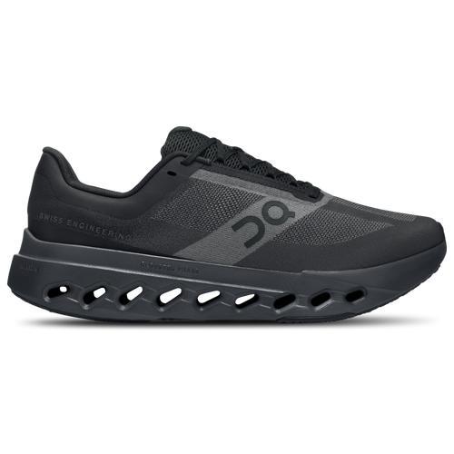 On Mens Cloudsurfer Next - Running Shoes Black/Black/Gray Product Image