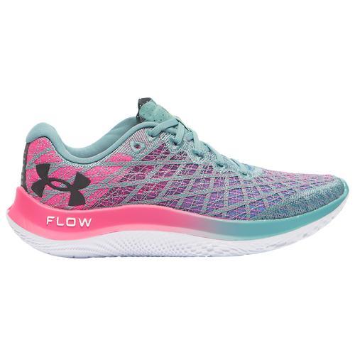 Under Armour Mens Flow Velociti Wind 2 - Running Shoes Blue/Pink Product Image