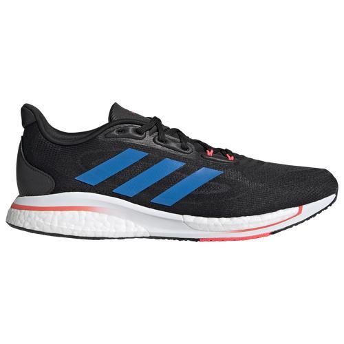 adidas Mens Supernova+ - Running Shoes Black/Blue/Turbo Product Image