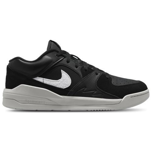 Jordan Mens Stadium 90 - Basketball Shoes Black/White/Nuetral Grey Product Image