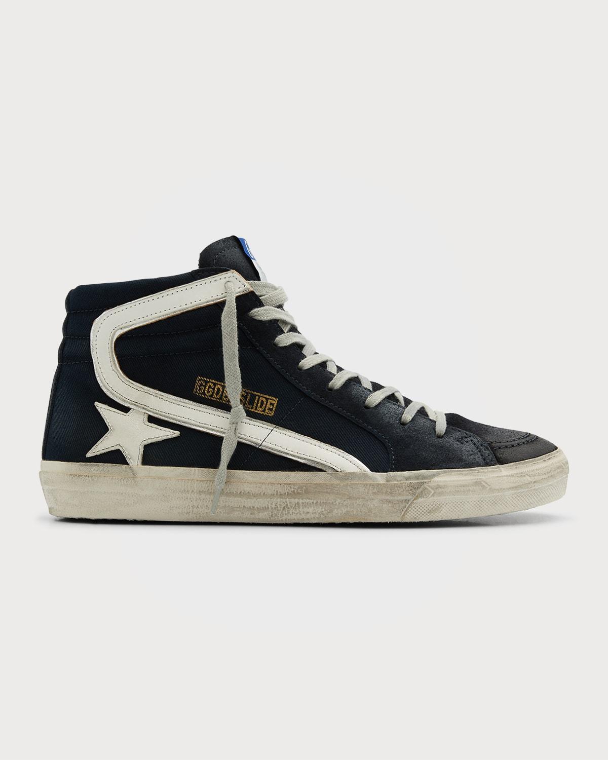 Golden Goose Slide Denim High Top Sneaker Product Image