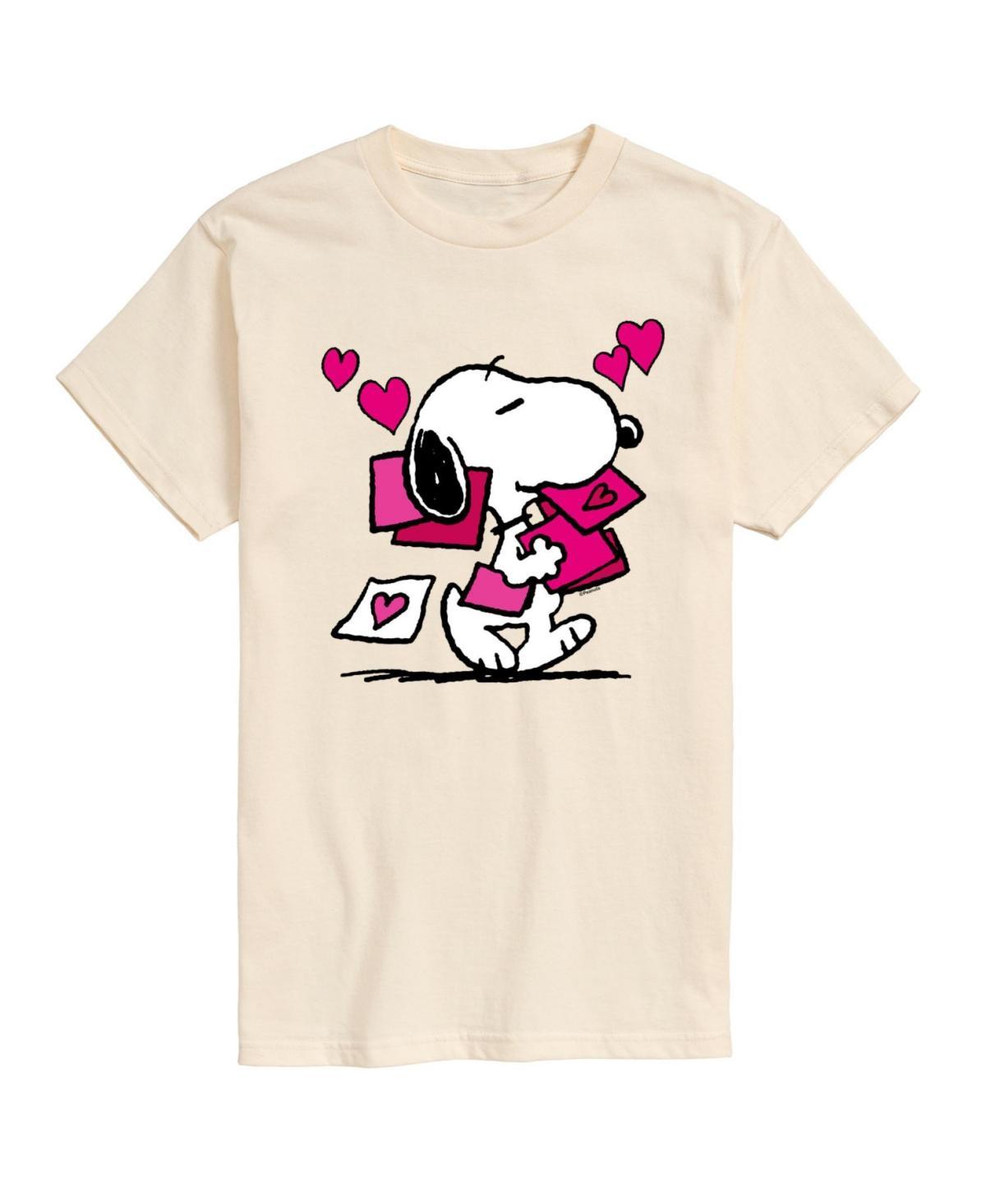 Airwaves Mens Peanuts Short Sleeve T-shirt - Beige Product Image