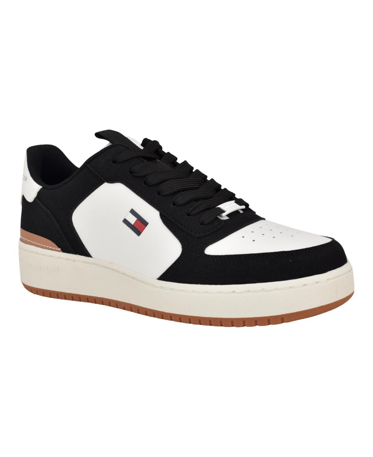 Tommy Hilfiger Mens Kevern Lace Up Fashion Sneakers - Black Product Image