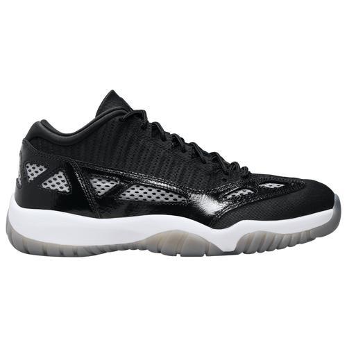 Jordan Mens Retro 11 Low IE - Basketball Shoes Black/White Product Image