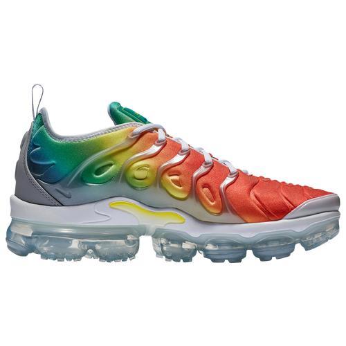 Nike Mens Air Vapormax Plus - Running Shoes White/White/Neptune Green Product Image