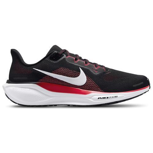 Nike Mens Nike Air Zoom Pegasus 41 - Mens Running Shoes Fire Red/White/Black Product Image