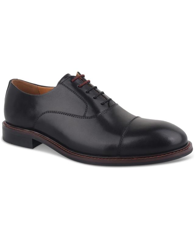 Bar Iii Mens Ashtonn Cap-Toe Leather Oxford Dress Shoes, Created for Macys Product Image