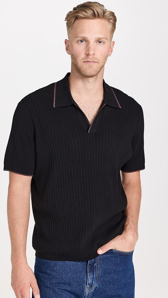 rag & bone Harbor Johnny Collar Polo | Shopbop Product Image