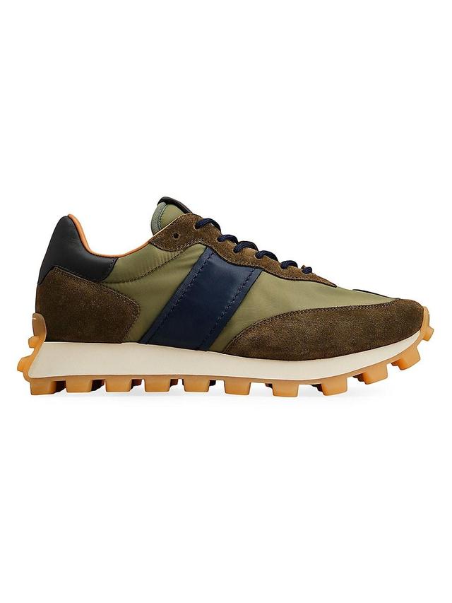 Mens 1T Leather & Suede-Trimmed Running Sneakers Product Image