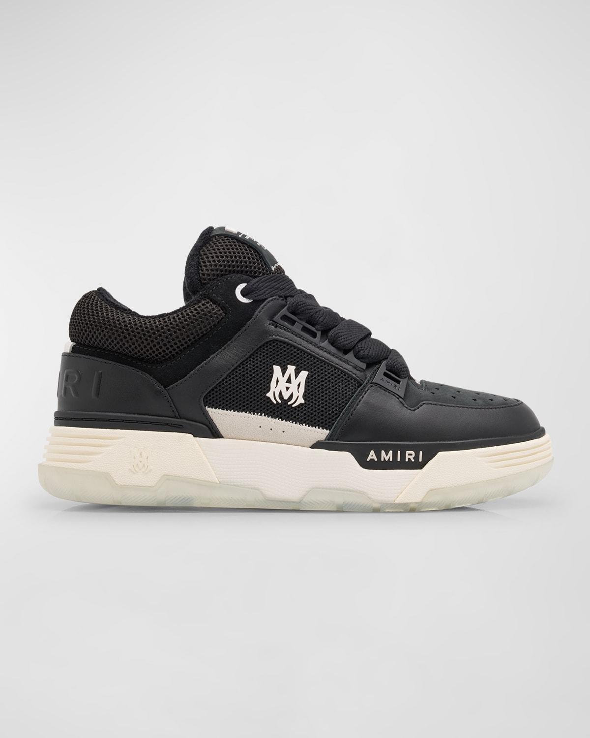 Mens MA-1 Leather & Mesh Low-Top Sneakers Product Image