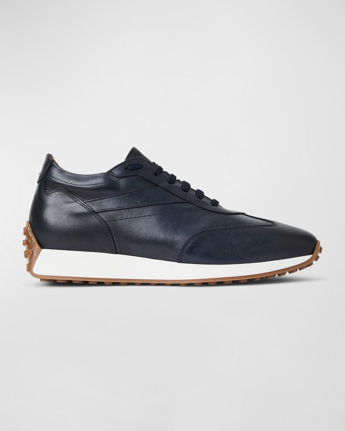 Mens Duccio Leather Sneakers Product Image