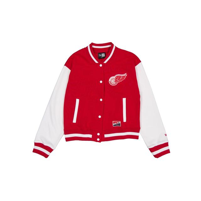 Detroit Red Wings Throwback Fleece Women's Jacket Female Product Image