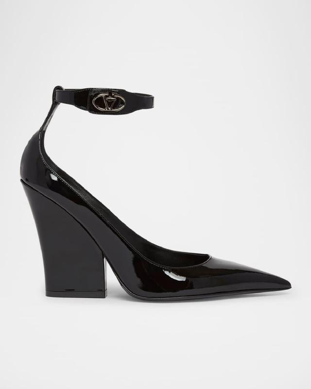 VLogo Patent Ankle-Strap Pumps Product Image