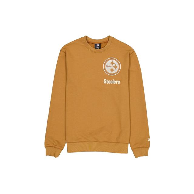 Pittsburgh Steelers Light Bronze Logo Select Crewneck Male Product Image