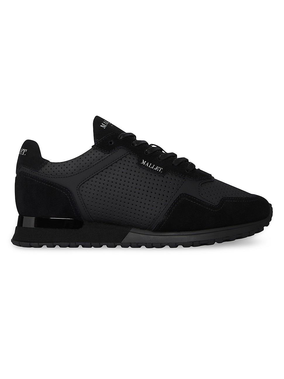 Mens Lowman Perforated Leather Sneakers Product Image