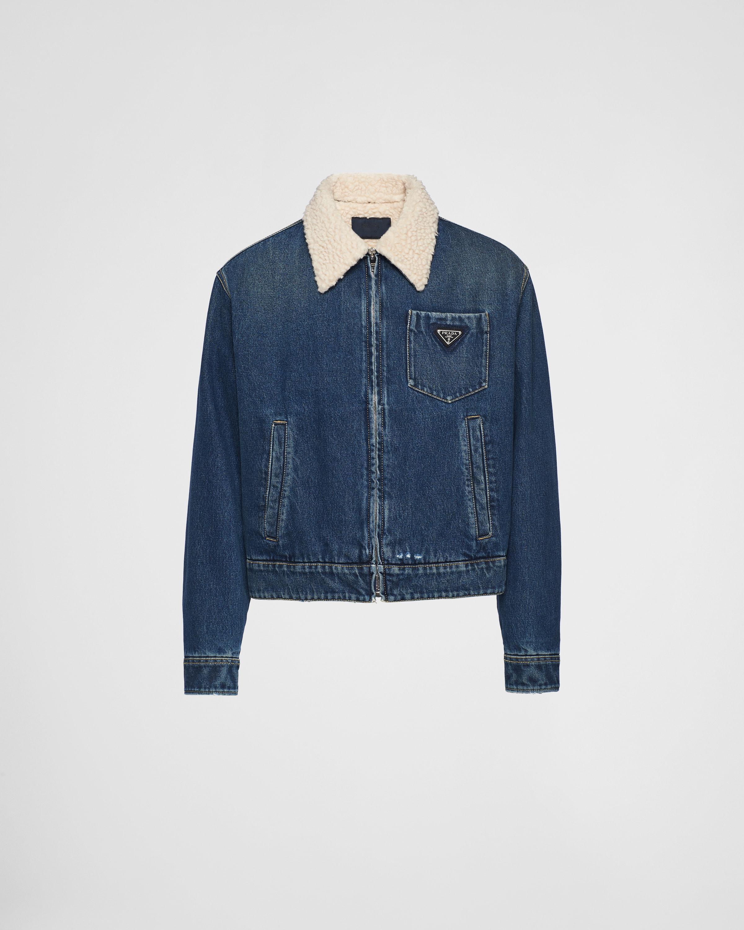 Padded denim jacket product image