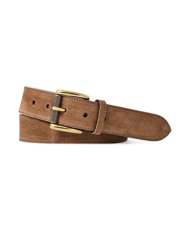 Mens Suede Buckle Belt Product Image