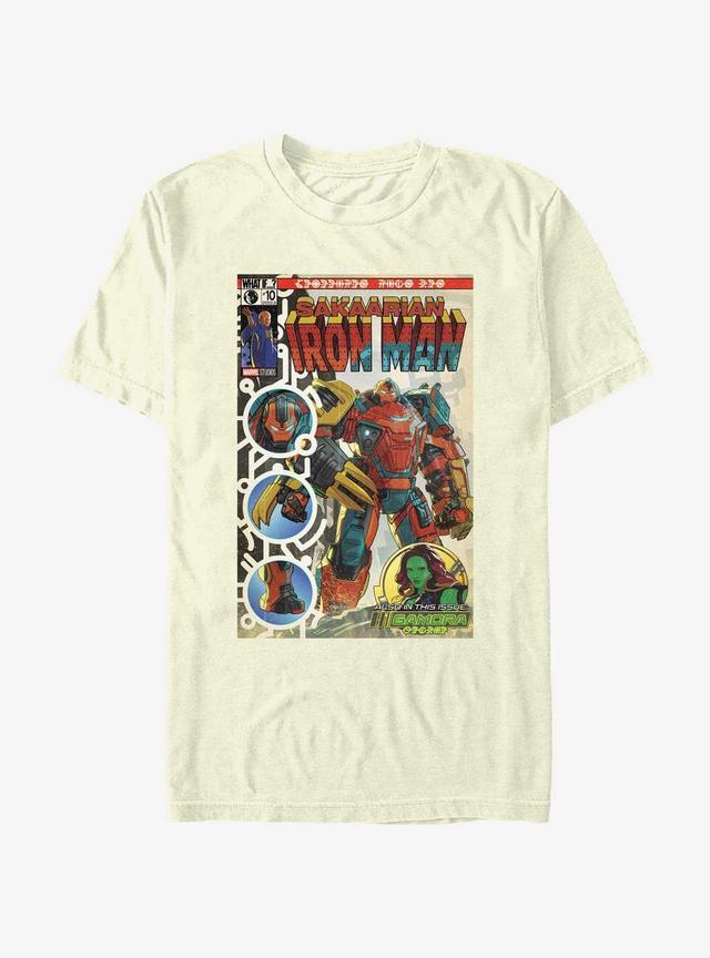 Marvel What If...? Sakaarian Iron Man Comic Poster T-Shirt Product Image