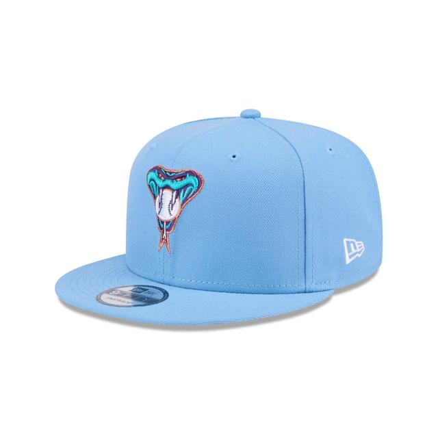 Arizona Diamondbacks Sky Blue 9FIFTY Snapback Hat Male Product Image