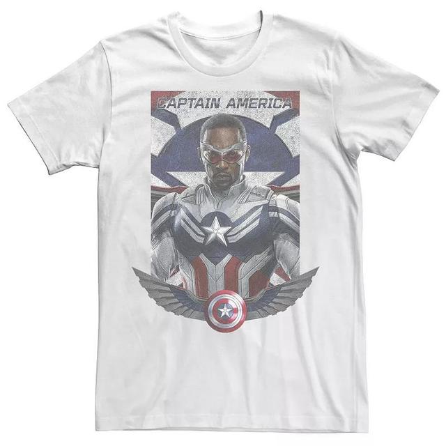 Mens Marvel Captain America The Falcon And The Winter Soldier Falcon In Flight Tee Product Image