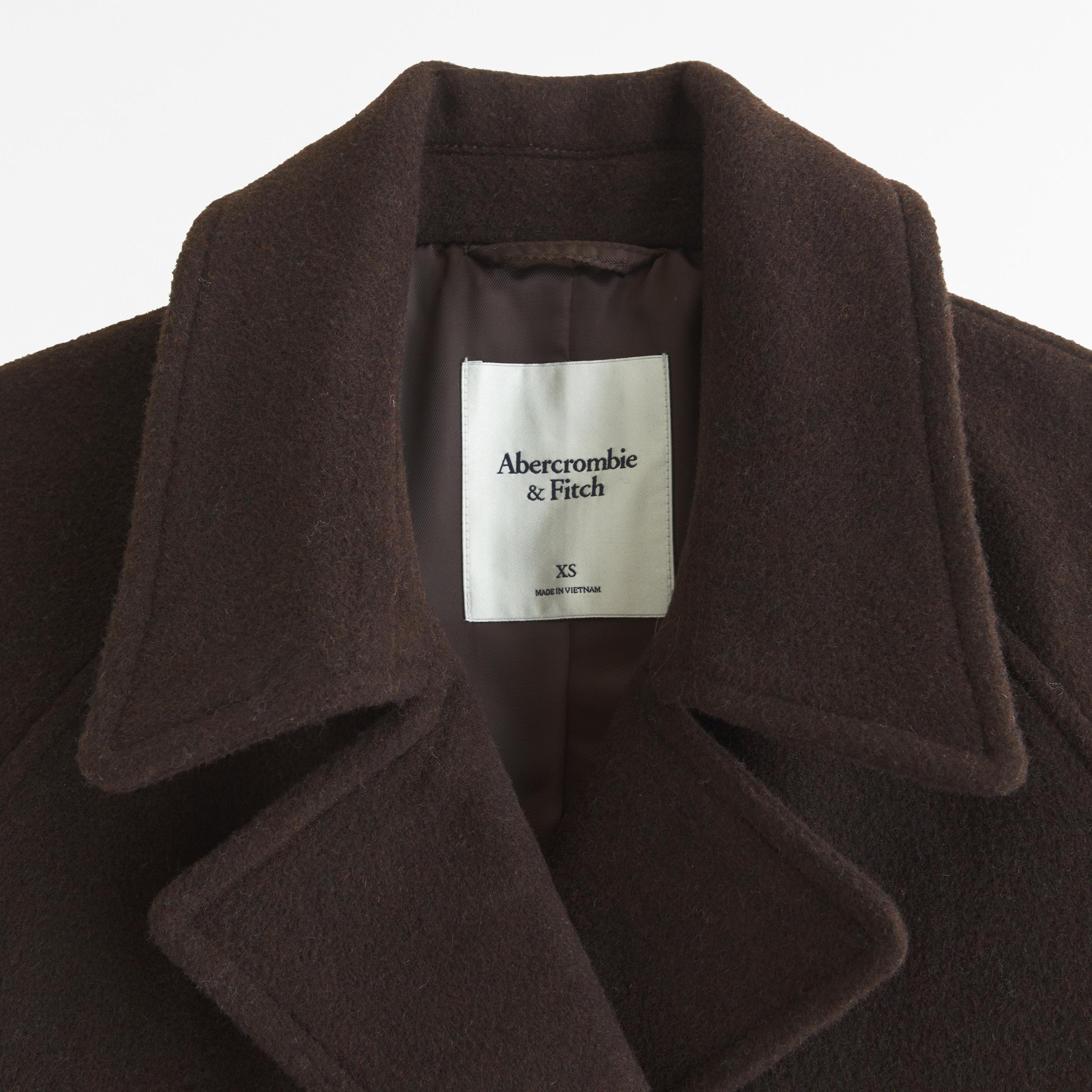 Wool-Blend Trench Coat Product Image