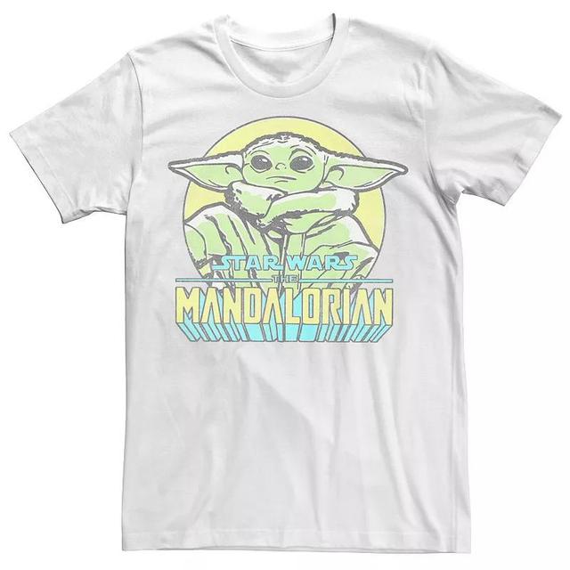 Mens Star Wars The Mandalorioan Grogu The Mandalorian Child Logo Tee Product Image