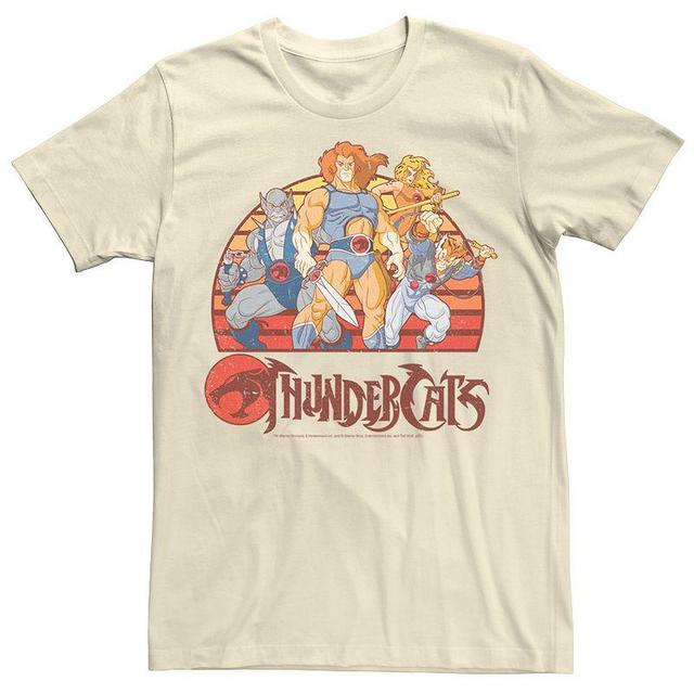 Mens ThunderCats Group Retro Sunset Tee Product Image