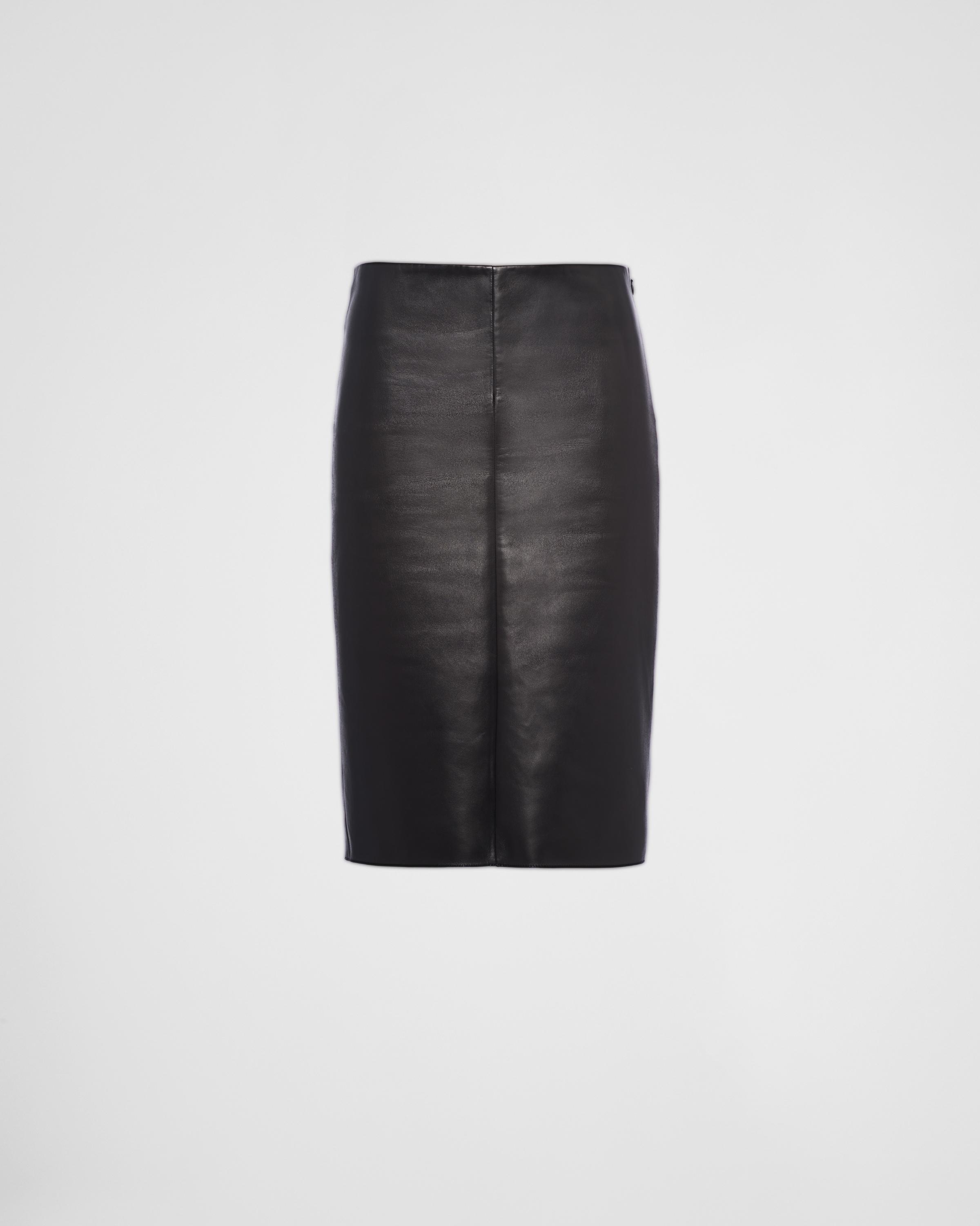 Nappa leather skirt Product Image