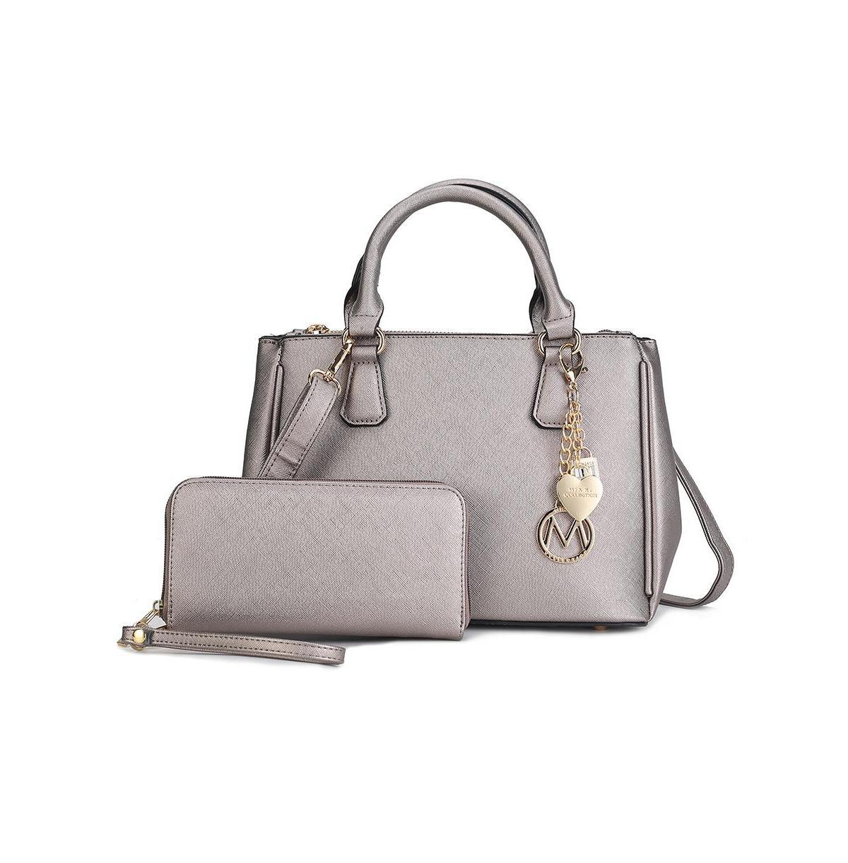 Mkf Collection Ruth Women s Satchel Bag with Wallet by Mia K Product Image