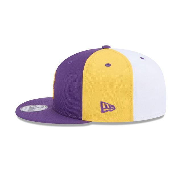 Los Angeles Lakers Front Logoman 9FIFTY Snapback Hat Male Product Image