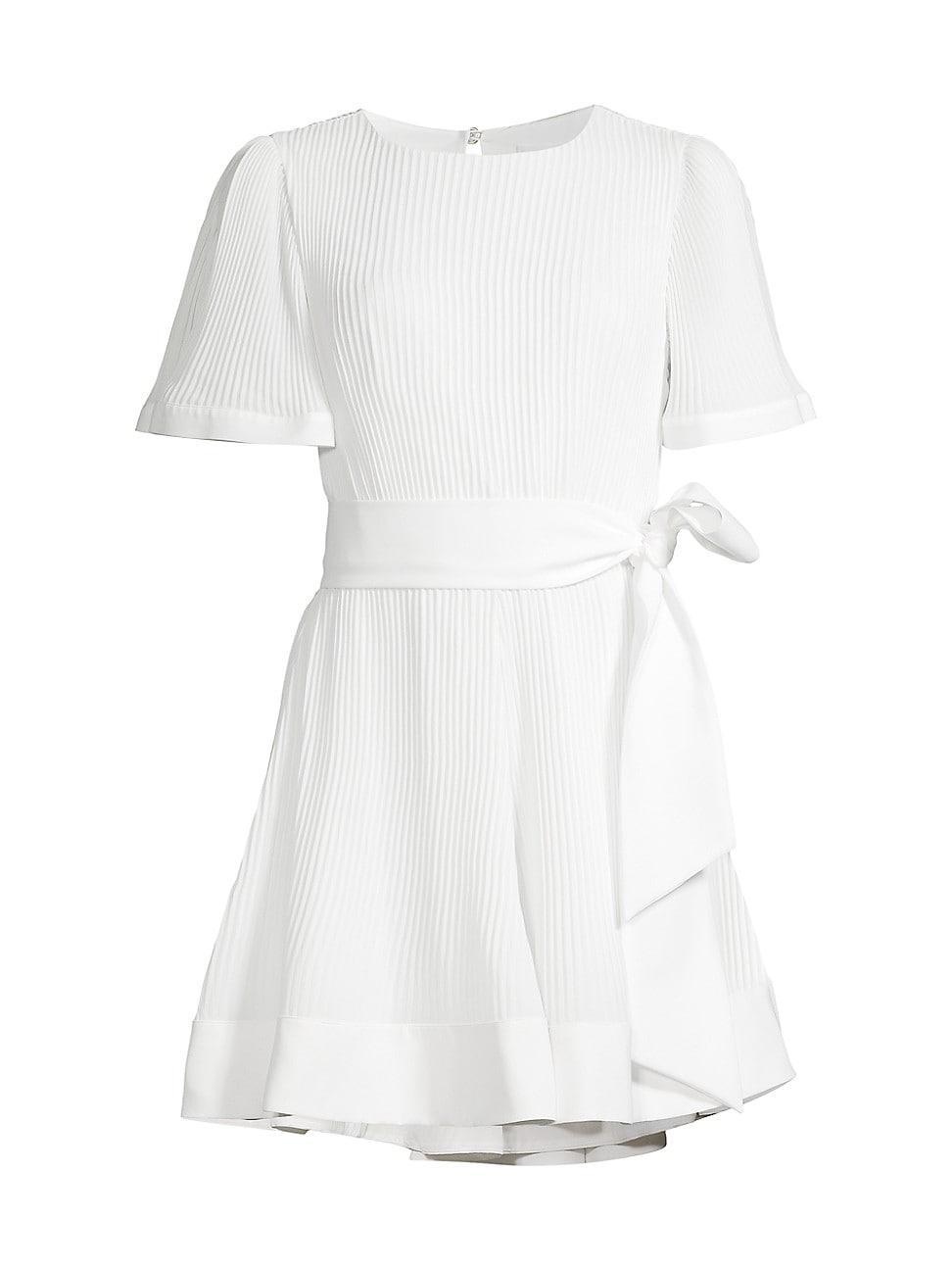 Womens Lumi Pleated Minidress Product Image