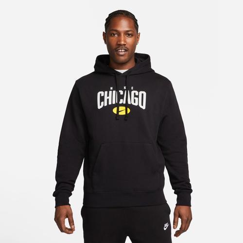 Nike Mens Nike Chicago NSW Club City Hoodie - Mens Black/White product image