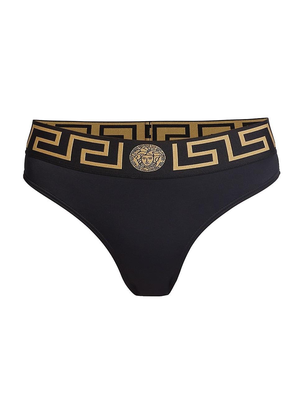 Womens Greca Border Bikini Briefs Product Image