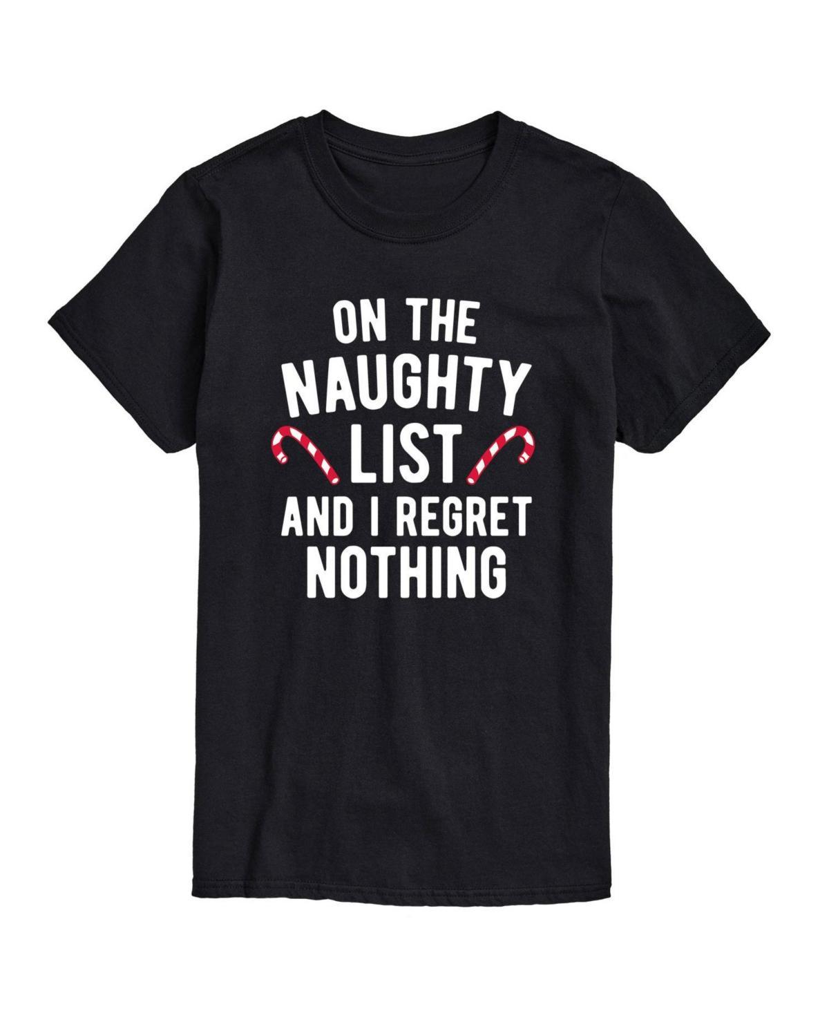 Airwaves Mens On the Naughty List Short Sleeve T-shirt Product Image