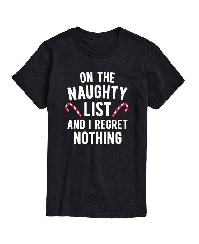 Airwaves Mens On the Naughty List Short Sleeve T-shirt Product Image