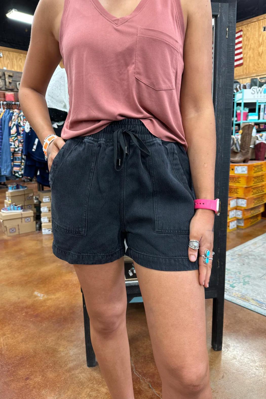 Camille Tencel Shorts Product Image