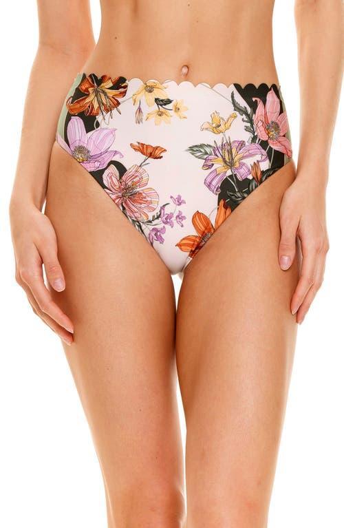 Womens Penelope Vitreo Reversible High-Waist Bikini Bottom Product Image