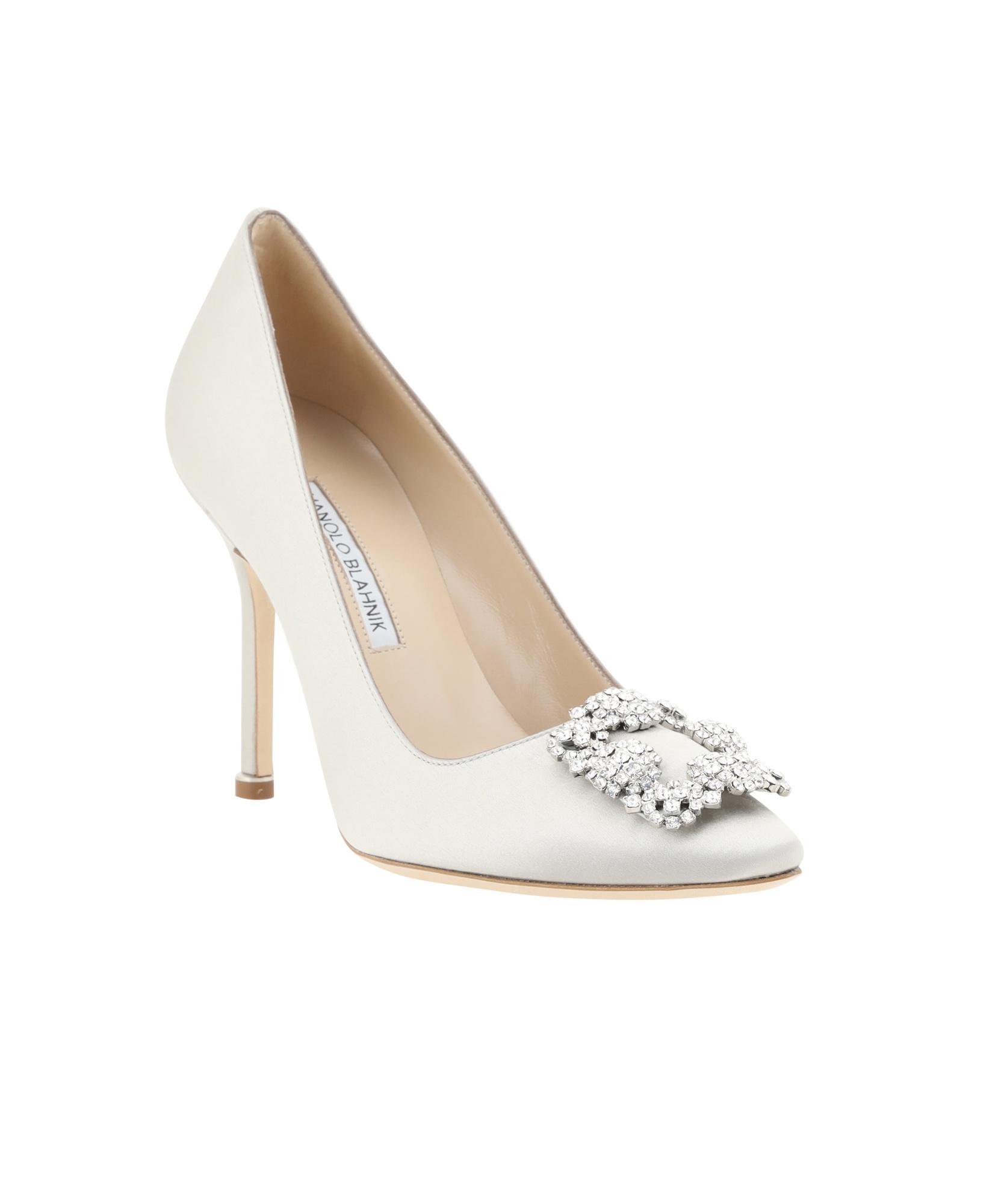 MANOLO BLAHNIK Hangisi Pumps In Mgry Product Image