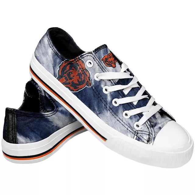 Womens Chicago Bears Tie-Dye Canvas Shoe Product Image