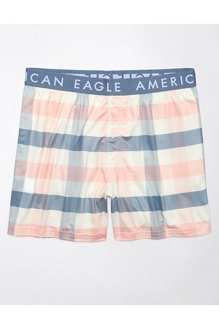 AEO Plaid Ultra Soft Pocket Boxer Short Men's Product Image