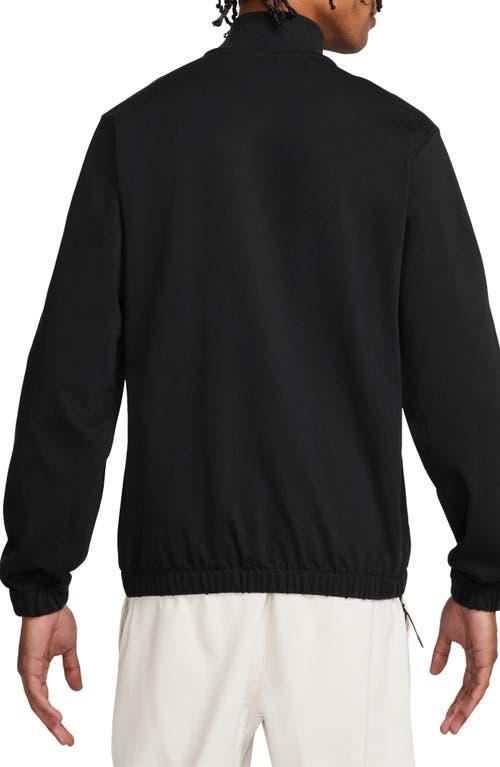 NIKE Men's Club Knit Jacket In Black/black/white Product Image