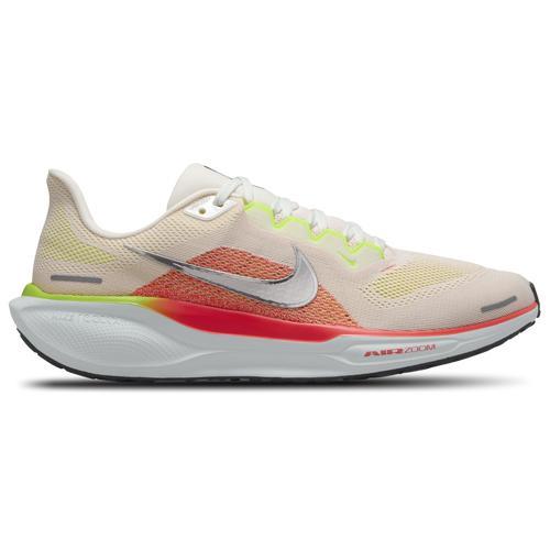 Nike Mens Nike Air Zoom Pegasus 41 - Mens Running Shoes White/Volt/Black Product Image