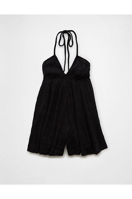 AE Halter Babydoll Romper Women's Product Image