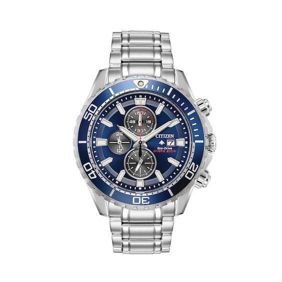 Citizen Mens Promaster Dive Chronograph Stainless Steel Bracelet Watch Product Image