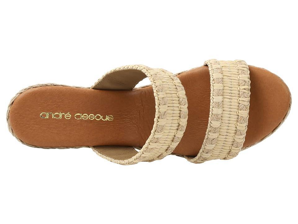 Andr Assous Nolita Raffia Wedge Slide Sandal Product Image