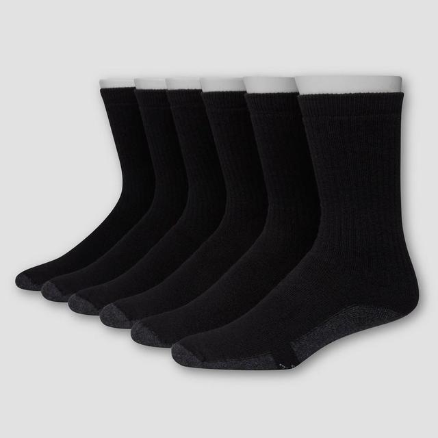 Hanes Premium Mens X-Temp Ultra Cushion Crew Socks 6pk 6-12 Product Image